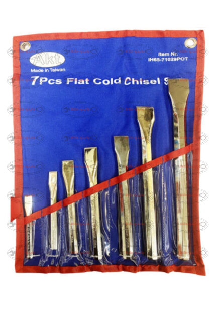 ست قلم سنبه 7پارچه ا کی تی تایوان: Akt 7pcs cold chisel ih65_71029pot