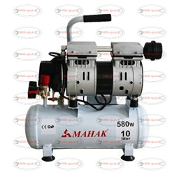 کمپرسور 25 لیتری بدون روغن محک مدل: MAHAK HSU550-250L