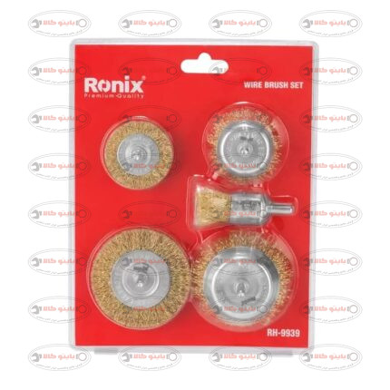 ست فرچه سر دریلی 5 عددی NEW رونیکس کد: RONIX RH-9939