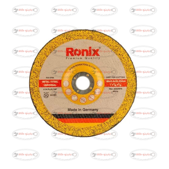 سنگ برش آهن - آلمان - 180*3*22 رونیکس کد: RONIX RH-3706