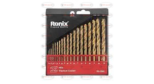 ست مته آهن - 1 تا 10 میلیمتری - 19 عددی رونیکس کد: RONIX RH-5581