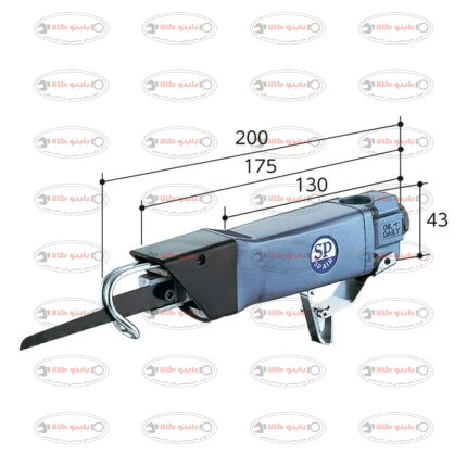 اره نوکی مستقیم، ظرفیت برش 1/6 میلیمتر11000دور در دقیقه هنس کد: HANS SP-1720